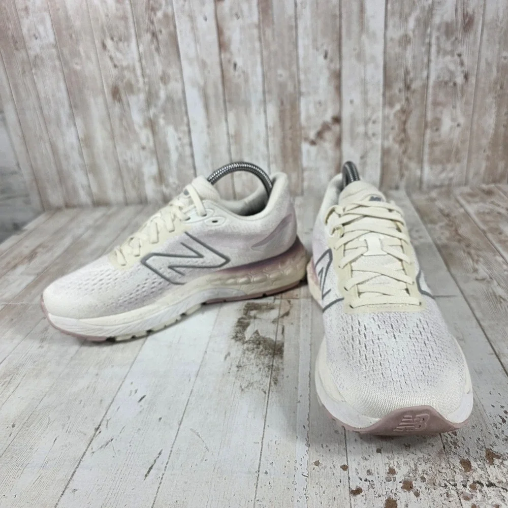 New Balance Fresh Foam 880 v12 Womens Running Shoes Cream Mauve W880Z12 Size 8